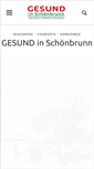 Mobile Screenshot of gesundinschoenbrunn.at